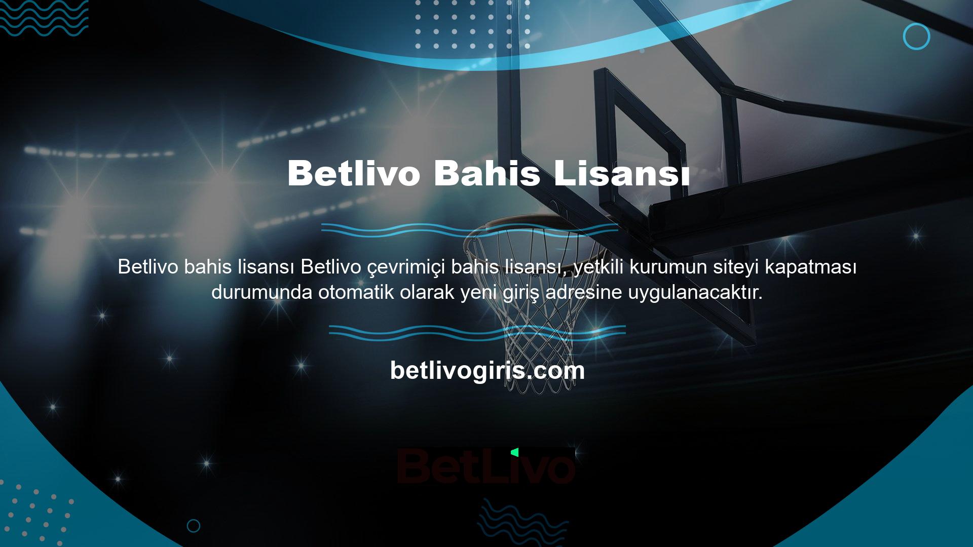 Betlivo çevrimiçi casino sitesinin kontrolü her zaman web yöneticisinin elindedir